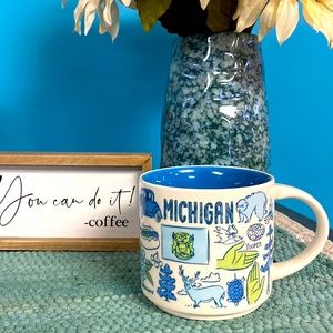 Starbucks “MICHIGAN” Been There Series Across the Globe Collection Mug.
